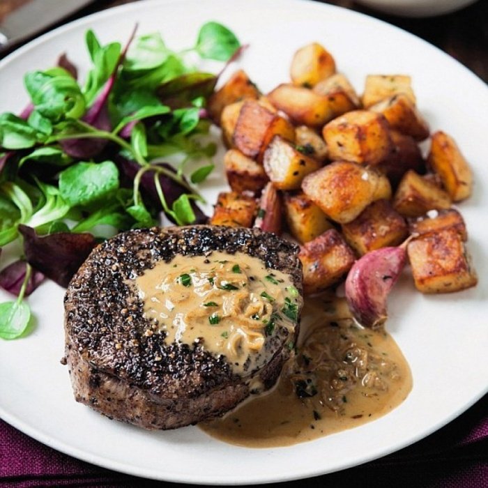 Crispy Air Fried Filet Mignon Steak Bites (Suvie 3.0)