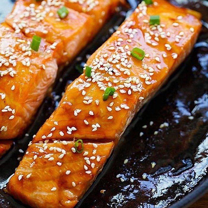 Gochujang-Glazed Roasted Fish